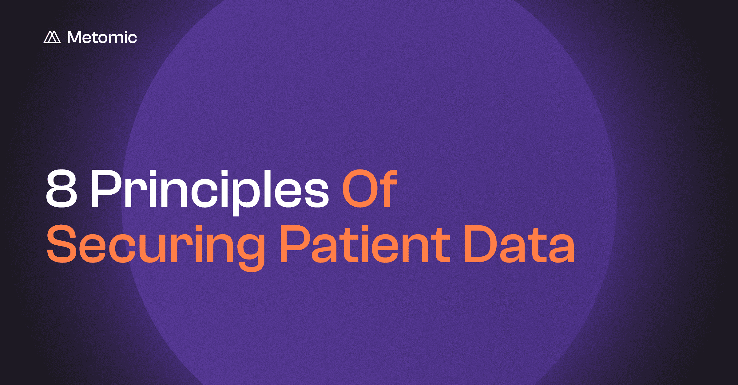 8 Principles Of Securing Patient Data Protecting Confidentiality In